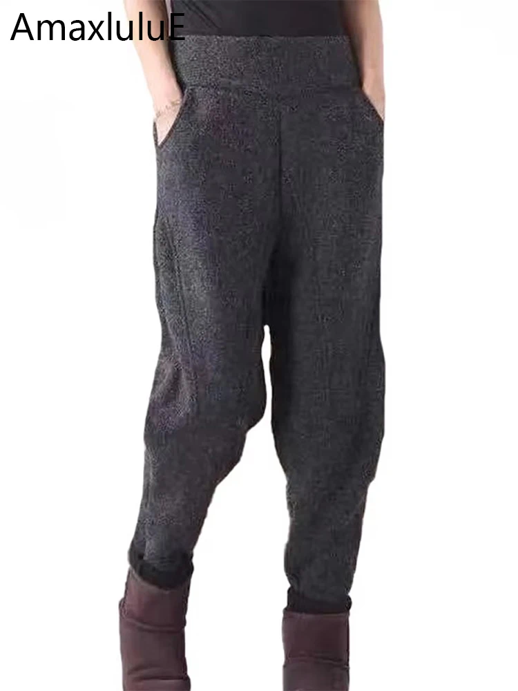 Amax luluE European Luxury Style Winter Trousers Womens Loose Fashion Vintage Fur Warm Harem Pants Ladeis Casual Punk Pantalons
Amax luluE European Luxury Style Winter Trousers Womens Loose Fashion Vintage Fur Warm Harem Pants Ladeis Casual Punk Pantalons