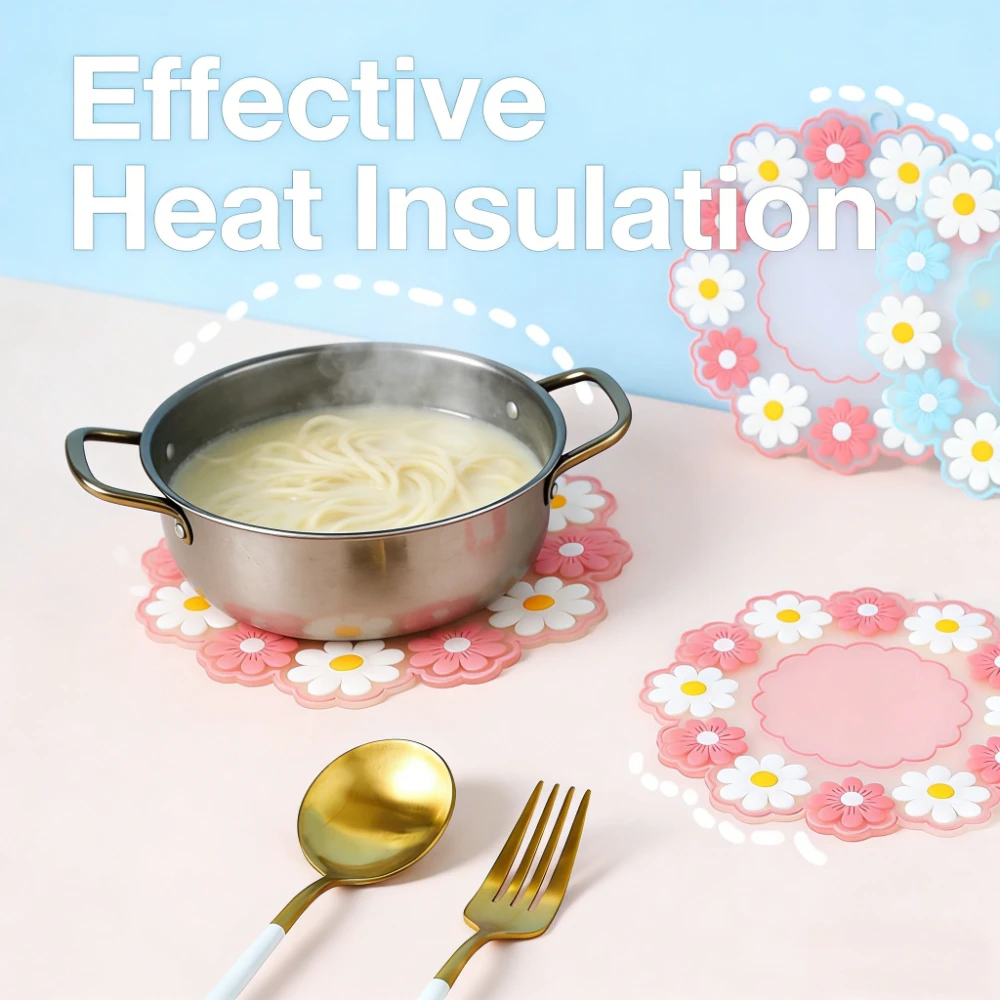 Premium Heat Insulation Mat for Cups Plates Pots, Washable Reusable Effective Heat Resistant Trivet, Kitchen Supply
Premium Heat Insulation Mat for Cups Plates Pots, Washable Reusable Effective Heat Resistant Trivet, Kitchen Supply