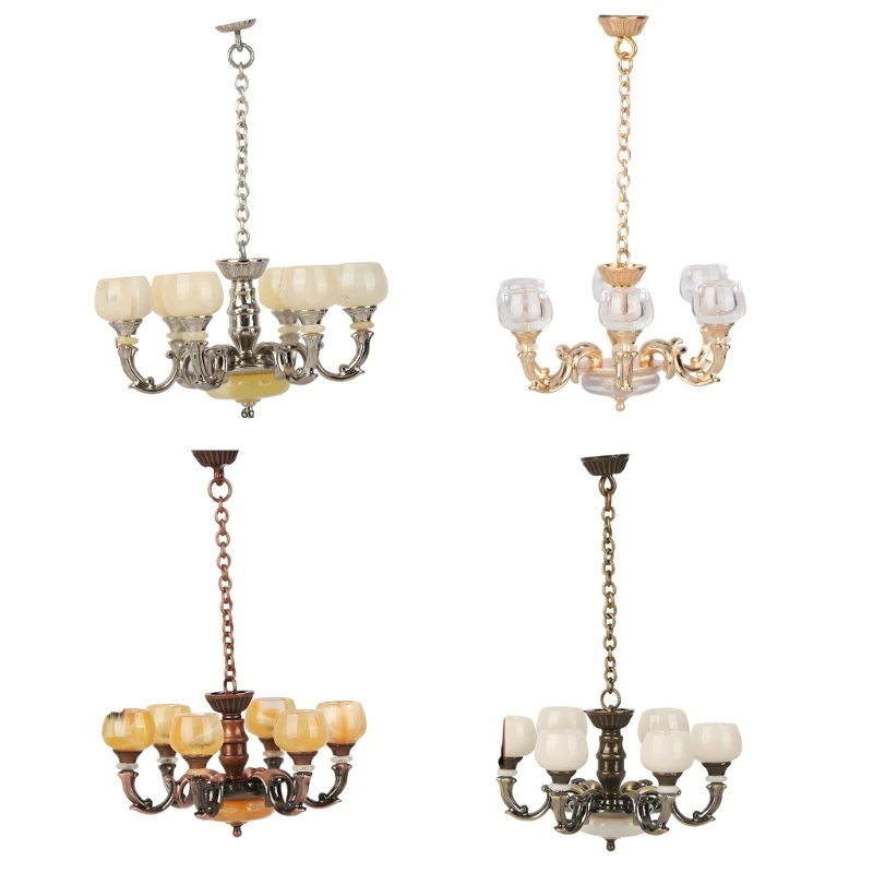 Plastic Miniature Chandelier Ceiling Hanging Lamp Toy For Doll House Accessories
Plastic Miniature Chandelier Ceiling Hanging Lamp Toy For Doll House Accessories