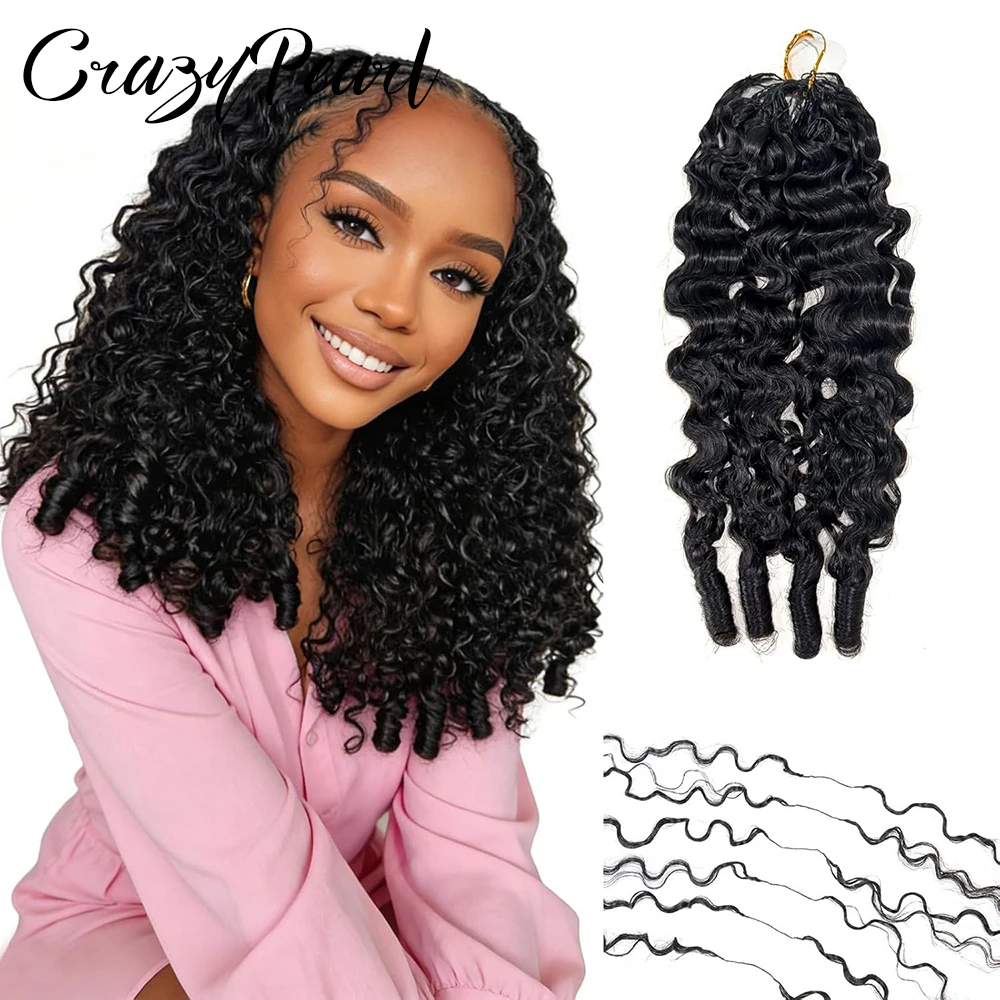 Pre-Separated Feather Crochet Human Hair for Black Women Burmese Curly Crochet Bundles 100g Miracle Knots Ready Time-Saving
Pre-Separated Feather Crochet Human Hair for Black Women Burmese Curly Crochet Bundles 100g Miracle Knots Ready Time-Saving