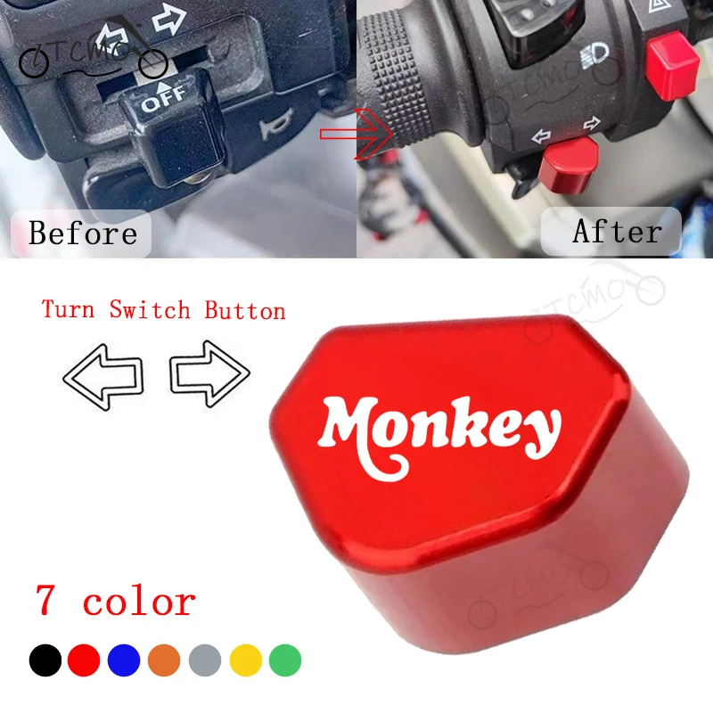 For Honda Monkey 125 Z125 Z 125 Z120 Monkey125 2018-2026 Mototcycle Switch Button Turn Signal Switch Key Cap Decoration Cover
For Honda Monkey 125 Z125 Z 125 Z120 Monkey125 2018-2026 Mototcycle Switch Button Turn Signal Switch Key Cap Decoration Cover