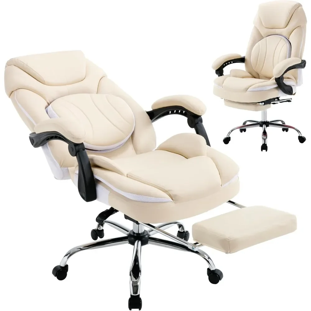 Ergonomic Reclining Administrative Office Chair with Footrest, Suitable for Women's Wide Seats
Ergonomic Reclining Administrative Office Chair with Footrest, Suitable for Women's Wide Seats