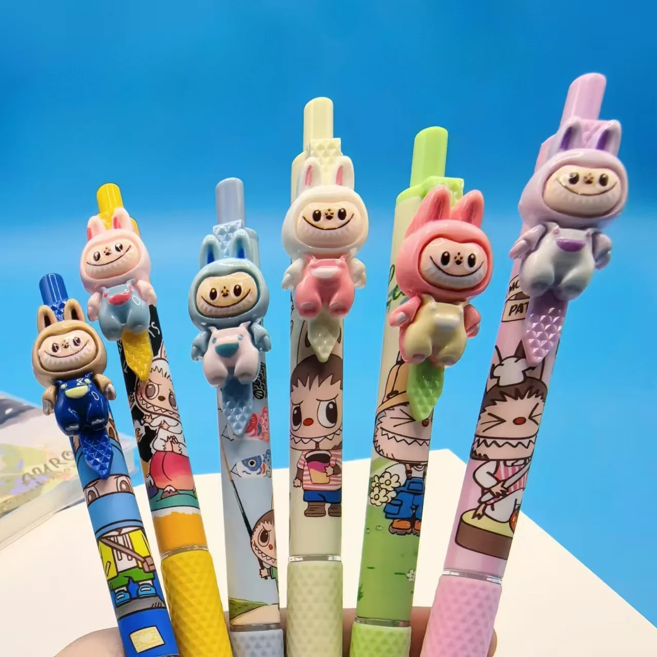 1/6Pcs/set Cute Labubu Click Pens 0.5 mm Black Ink Retractable Printing Pens for Office Back to School Supplies
1/6Pcs/set Cute Labubu Click Pens 0.5 mm Black Ink Retractable Printing Pens for Office Back to School Supplies