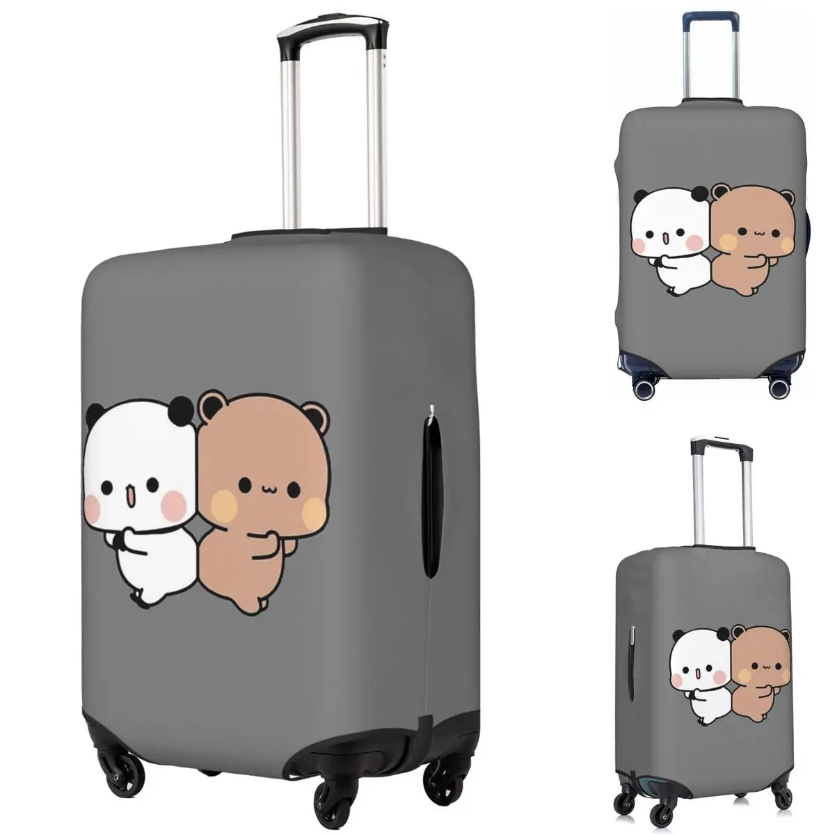 Cute DuDu Bear And BuBu Panda Couple Suitcase Cover Protection Elastic Travel Luggage Protector Covers for 18-32 Inch
Cute DuDu Bear And BuBu Panda Couple Suitcase Cover Protection Elastic Travel Luggage Protector Covers for 18-32 Inch