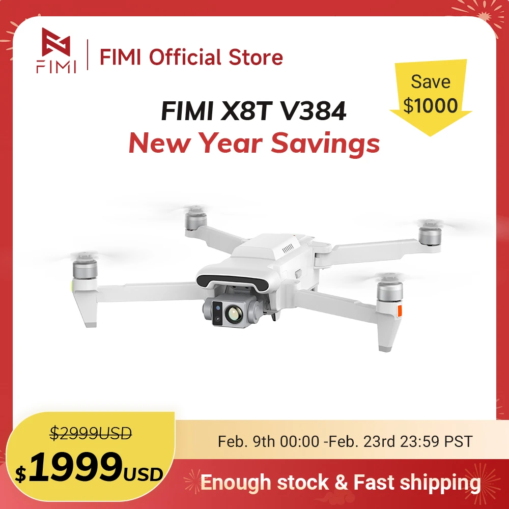 FIMI X8T Дрон с тройной камерой и стабилизатором 19 мм тепловизионный объектив 640x480 RokLink 5.0 передача видео 20 км ночная съемка AI 4K GPS квадрокоптер для взрослых аэрофотосъемки профессиональный дрон
FIMI X8T Дрон с тройной камерой и стабилизатором 19 мм тепловизионный объектив 640x480 RokLink 5.0 передача видео 20 км ночная съемка AI 4K GPS квадрокоптер для взрослых аэрофотосъемки профессиональный дрон