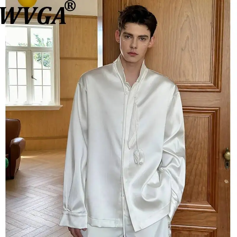 WVGA Spring Autumn New Men's High-end Satin Draped Shirt With Tulip Flower Design Long Sleeved Niche Fashionable Tops Ins W24799
WVGA Spring Autumn New Men's High-end Satin Draped Shirt With Tulip Flower Design Long Sleeved Niche Fashionable Tops Ins W24799