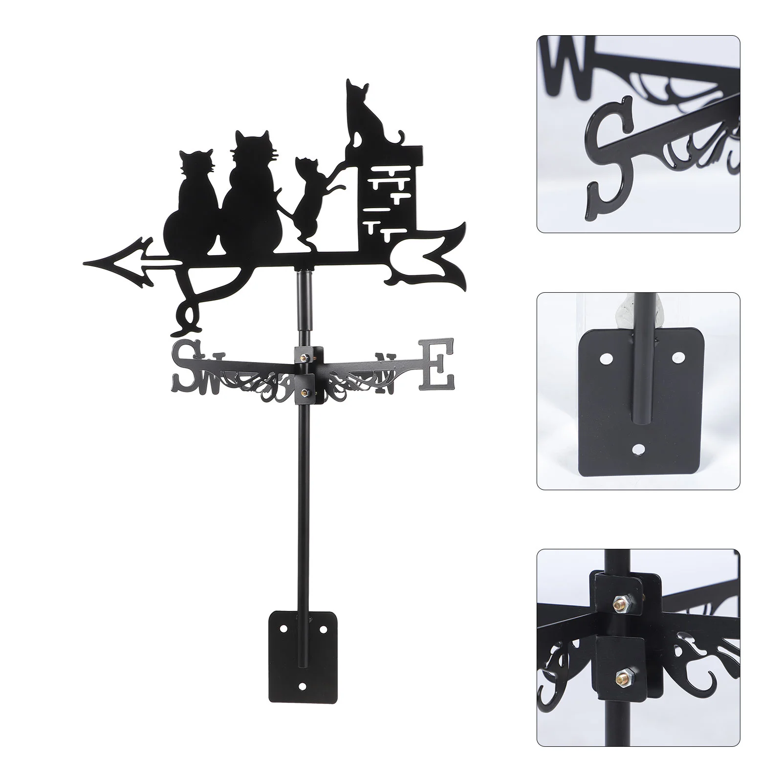 Wind Direction Indicator Lawn Weathervane Decor Rustic Outdoor Halloween Yard Garden Patio Stainless Steel Metal Decorations
Wind Direction Indicator Lawn Weathervane Decor Rustic Outdoor Halloween Yard Garden Patio Stainless Steel Metal Decorations
