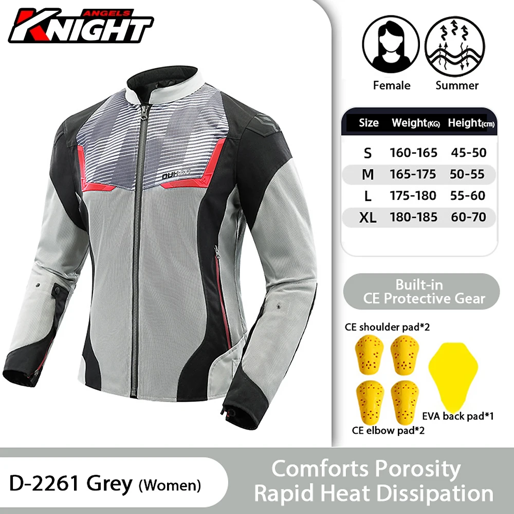 DUHAN Women's Motorcycle Jacket Breathable Motorcycle Jacket CE Certification Anti-fall Summer Motorcycle Jackets Wear Resistant
DUHAN Women's Motorcycle Jacket Breathable Motorcycle Jacket CE Certification Anti-fall Summer Motorcycle Jackets Wear Resistant