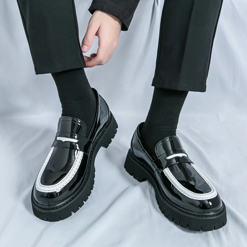 Summer Big Head Le Fu Shoes for Youth British Style Thick Bottom Color Blocked Anti Slip Breathable One Step Lazy Shoes
Summer Big Head Le Fu Shoes for Youth British Style Thick Bottom Color Blocked Anti Slip Breathable One Step Lazy Shoes