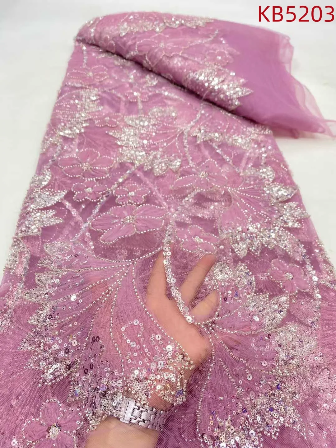 Green Beaded Lace Fabric 5 Yards Sequins Tulle African White Lace Lace Bridal With Sequence French Mesh Lace For Sewing KB5203
Green Beaded Lace Fabric 5 Yards Sequins Tulle African White Lace Lace Bridal With Sequence French Mesh Lace For Sewing KB5203