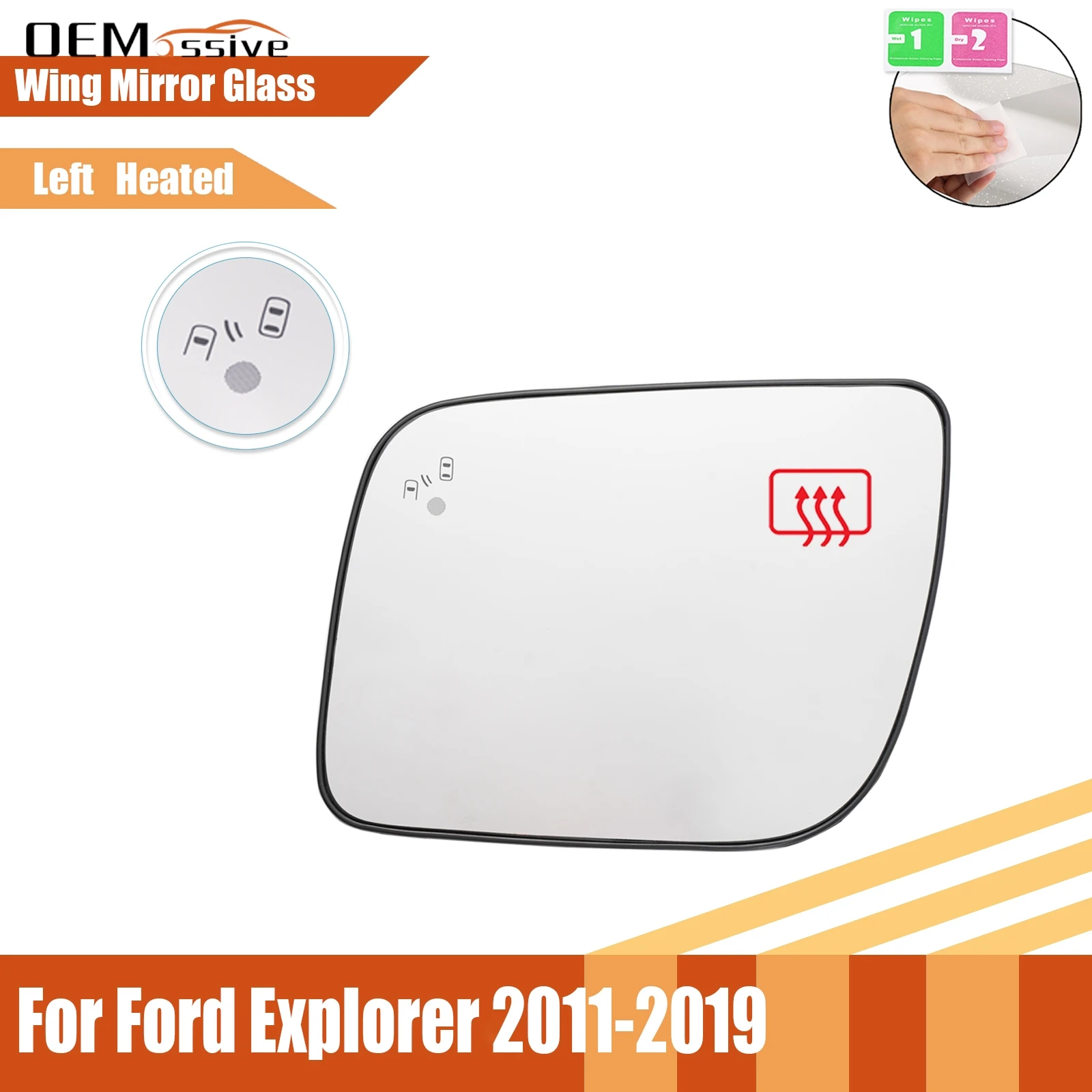 Боковое зеркало для водителя и пассажира, подходит для Ford Explorer 2011 - 2019 с функцией подогрева слепых зон, водонепроницаемое большое видение
Боковое зеркало для водителя и пассажира, подходит для Ford Explorer 2011 - 2019 с функцией подогрева слепых зон, водонепроницаемое большое видение