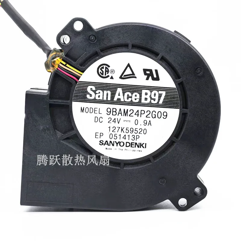 SANYO DENKI 9BAM24P2G09 DC 24 В 0,90 А 97x97x33 мм 4-проводной охлаждающий вентилятор
SANYO DENKI 9BAM24P2G09 DC 24 В 0,90 А 97x97x33 мм 4-проводной охлаждающий вентилятор