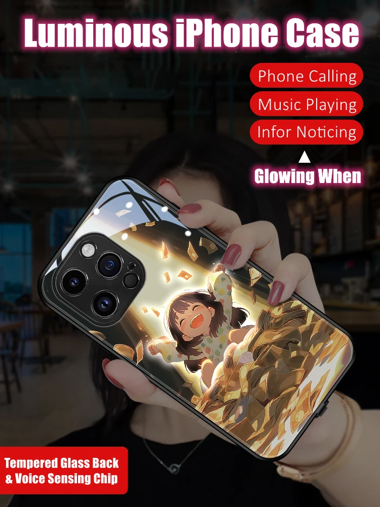 Please Be Rich Girl LED Light Glowing Luminous Tempered Glass Phone Case for iPhone 11 12 13 14 15 X Xs Xr Mini Pro Max Plus
Please Be Rich Girl LED Light Glowing Luminous Tempered Glass Phone Case for iPhone 11 12 13 14 15 X Xs Xr Mini Pro Max Plus