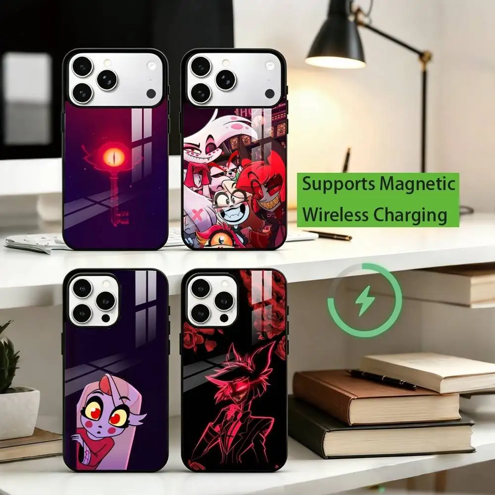C-Cute cartoons Hazbin Hotel Phone Case For iPhone17,16,15,14,13,12,11 Plus,Pro Supports Magnetic Wireless Charging
C-Cute cartoons Hazbin Hotel Phone Case For iPhone17,16,15,14,13,12,11 Plus,Pro Supports Magnetic Wireless Charging