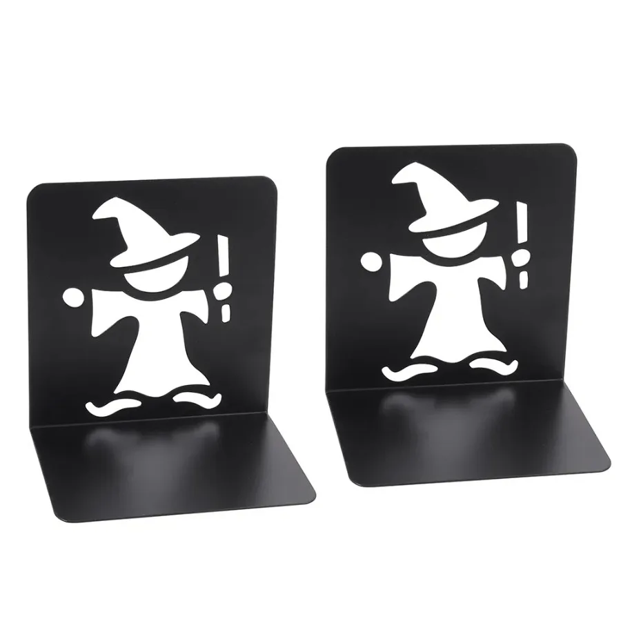 1 Pair Of Wizard Pattern Book Ends For Shelves Non-Skid Bookend Metal Book End For Books Movies CDs Video Games
1 Pair Of Wizard Pattern Book Ends For Shelves Non-Skid Bookend Metal Book End For Books Movies CDs Video Games
