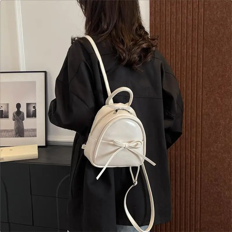 2025 New Fashion PU Backpack with Zipper Cute Bow Womens Travel Bag Stylish Daypack
2025 New Fashion PU Backpack with Zipper Cute Bow Womens Travel Bag Stylish Daypack