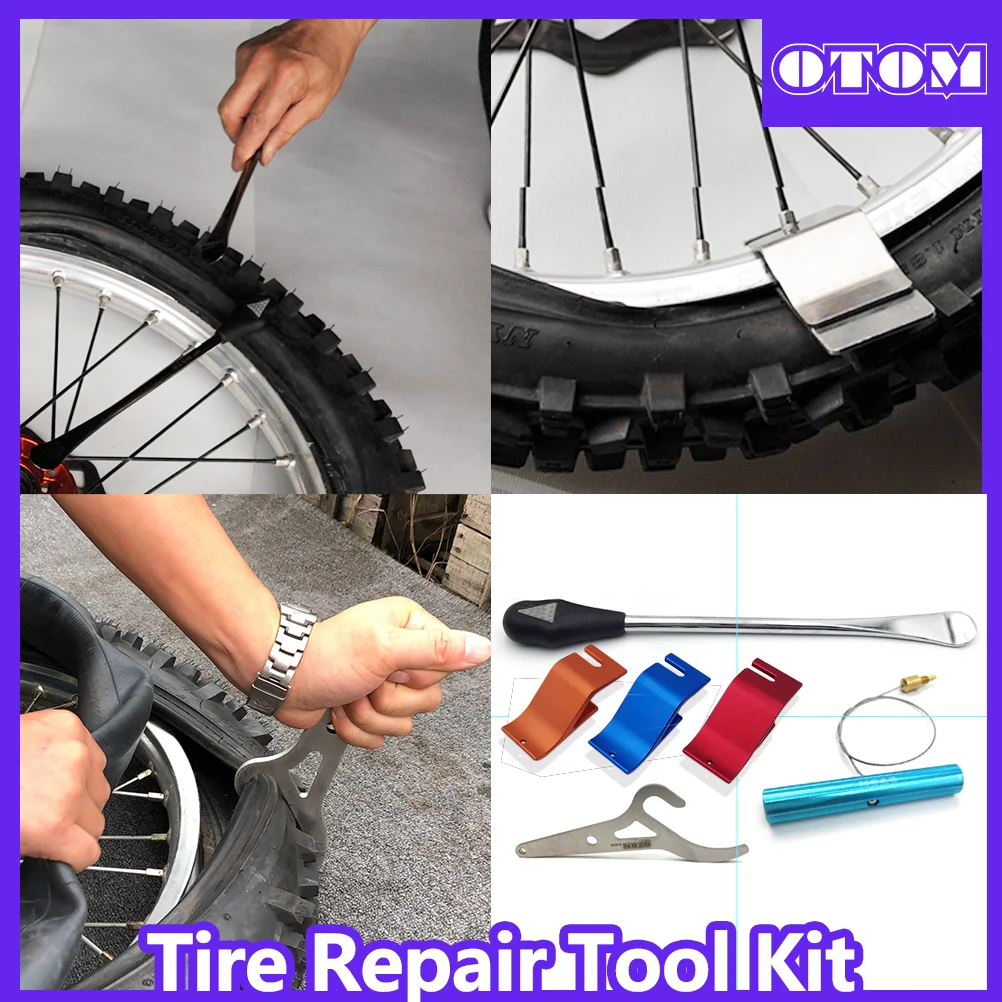 OTOM Motorcycle Universal Tyre Repair Tool Kit Tire Iron Tire Bead Lifter Tire Bead Holder Air Valve Puller For KTM HUS CRF YZF
OTOM Motorcycle Universal Tyre Repair Tool Kit Tire Iron Tire Bead Lifter Tire Bead Holder Air Valve Puller For KTM HUS CRF YZF