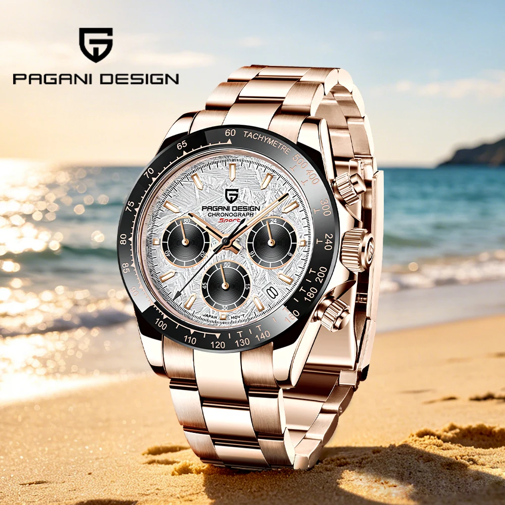 2026 Pagani design men's Watches luxury gold and white meteorite surface men's Quartz watches sports Chronograph Sapphire diving
2026 Pagani design men's Watches luxury gold and white meteorite surface men's Quartz watches sports Chronograph Sapphire diving