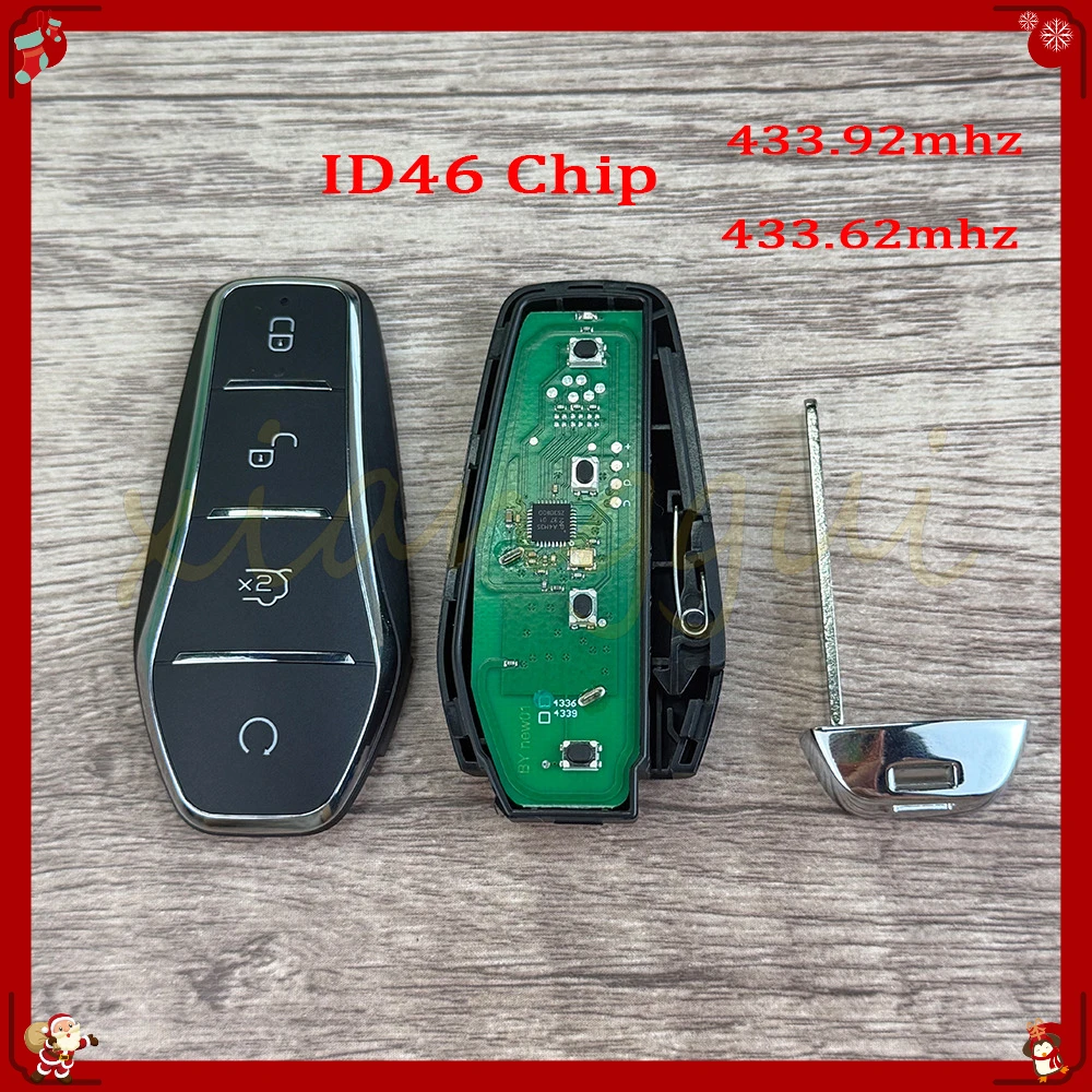 For BYD ATTO 3 ATTO3 Qin PLUS DM-i Qin PLUS EV Yuan PLUS SON 2022 2023 2024 ID46 Chip 433.92mhz 433.62mhz Car Remote Key Fob
For BYD ATTO 3 ATTO3 Qin PLUS DM-i Qin PLUS EV Yuan PLUS SON 2022 2023 2024 ID46 Chip 433.92mhz 433.62mhz Car Remote Key Fob
