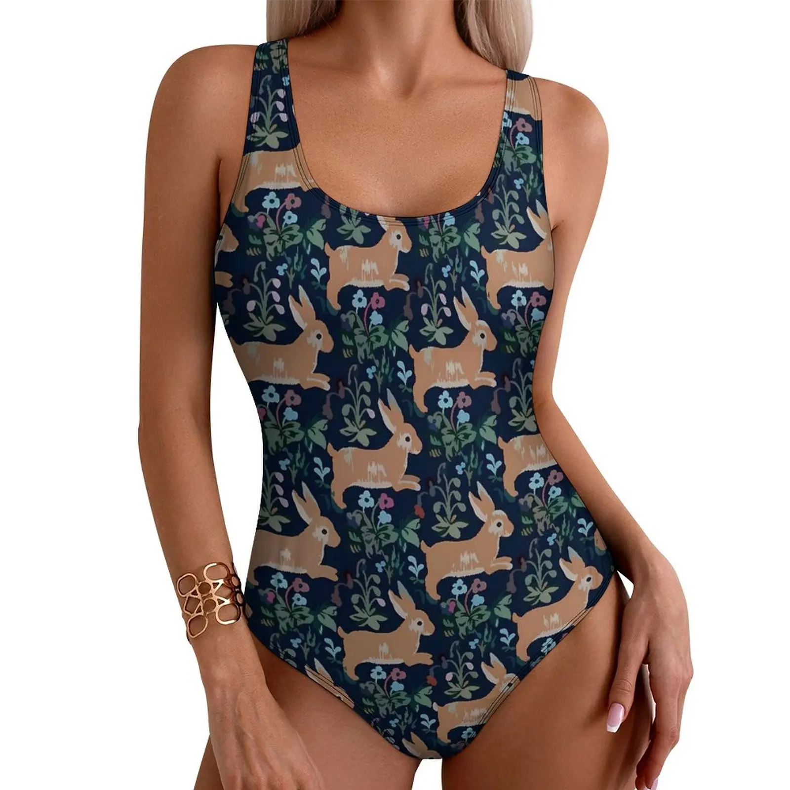 Retro Rabbit Swimsuit Sexy Animal Print Female Swimwear One-Piece Simple Swimsuits Vacation Bath Push Up Backless Bathing Suit
Retro Rabbit Swimsuit Sexy Animal Print Female Swimwear One-Piece Simple Swimsuits Vacation Bath Push Up Backless Bathing Suit