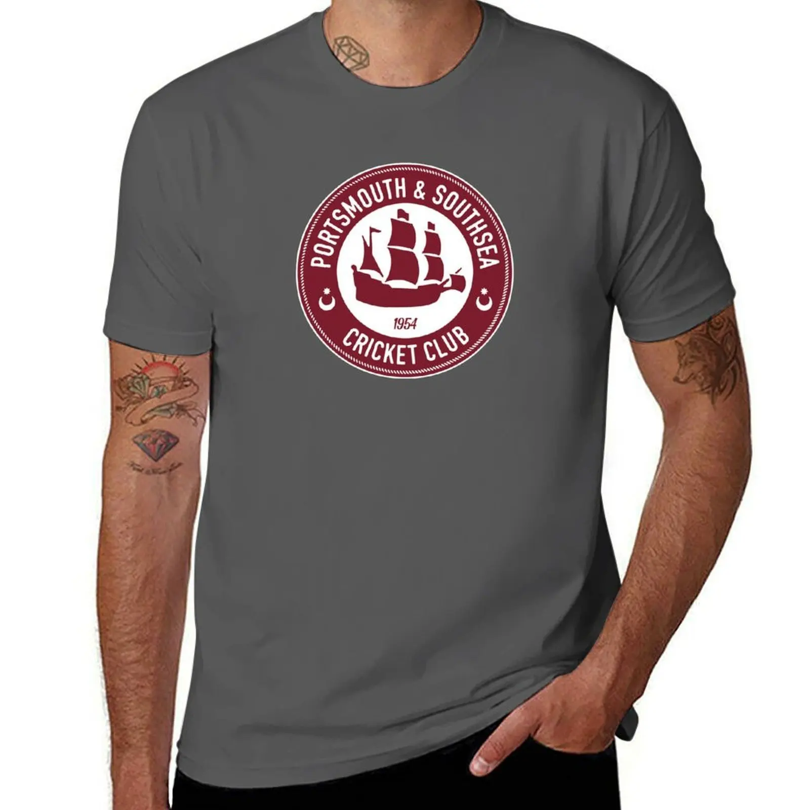 Portsmouth & Southsea Cricket Club - Claret T-Shirt anime t shirts oversize t shirt men 100% cotton luxury brand T-Shirt
Portsmouth & Southsea Cricket Club - Claret T-Shirt anime t shirts oversize t shirt men 100% cotton luxury brand T-Shirt