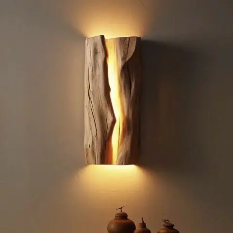 Homestay-style log wall lamp living room dining room bedroom new Chinese solid wood bedside lamp wood art lighting factory
Homestay-style log wall lamp living room dining room bedroom new Chinese solid wood bedside lamp wood art lighting factory