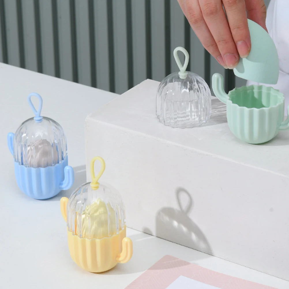5pcs Cactus Makeup Sponge Holder PP Containers Beauty Egg Storage Case Foundation Sponge Container Reusable Travel
5pcs Cactus Makeup Sponge Holder PP Containers Beauty Egg Storage Case Foundation Sponge Container Reusable Travel