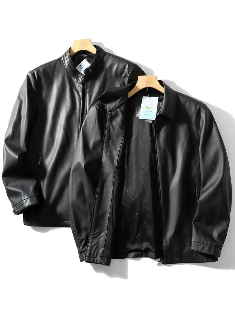 New American Trend PU Leather Soft Breathable Business Casual Collar Jacket Men's Coat Fake Leather Fashion City Spring Autumn
New American Trend PU Leather Soft Breathable Business Casual Collar Jacket Men's Coat Fake Leather Fashion City Spring Autumn