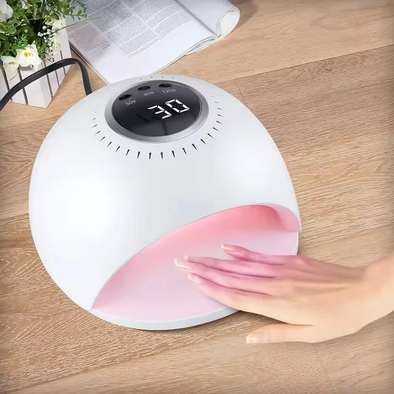 Умная УФ-светодиодная лампа для сушки ногтей 5S, быстросохнущая, 42 светодиода, лампа для отверждения гель-лака для ногтей, маникюрная машина
Умная УФ-светодиодная лампа для сушки ногтей 5S, быстросохнущая, 42 светодиода, лампа для отверждения гель-лака для ногтей, маникюрная машина