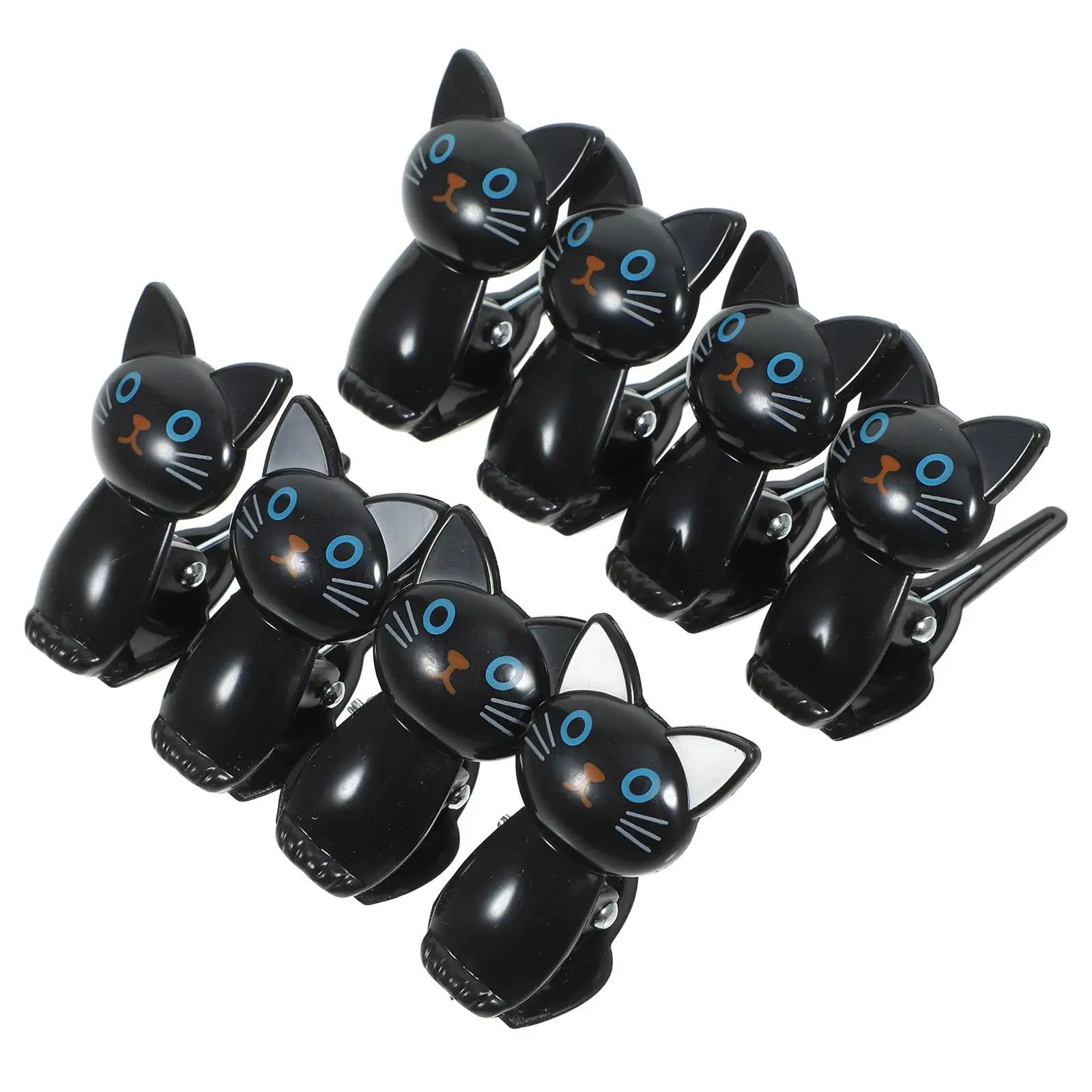 6 Pcs Gray 3 White 3 Cat Shaped Clips Cute Multipurpose Bag Sealing Food Plastic Reusable Storage Clip For Socks Books Files
6 Pcs Gray 3 White 3 Cat Shaped Clips Cute Multipurpose Bag Sealing Food Plastic Reusable Storage Clip For Socks Books Files