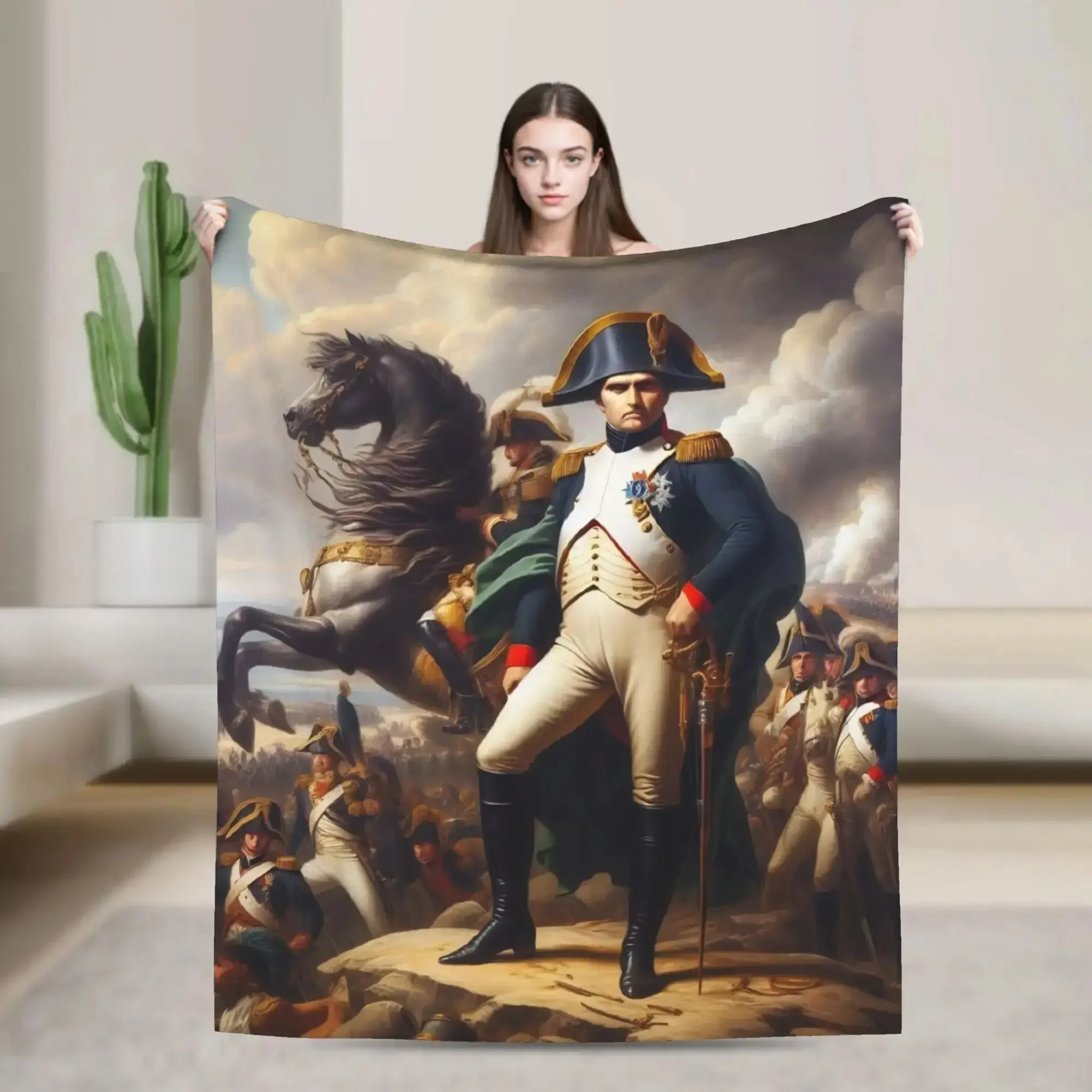 Napoleon Bonaparte Crossing the Alps Art Wool Blanket Warm Throw for Home Office Winter
Napoleon Bonaparte Crossing the Alps Art Wool Blanket Warm Throw for Home Office Winter