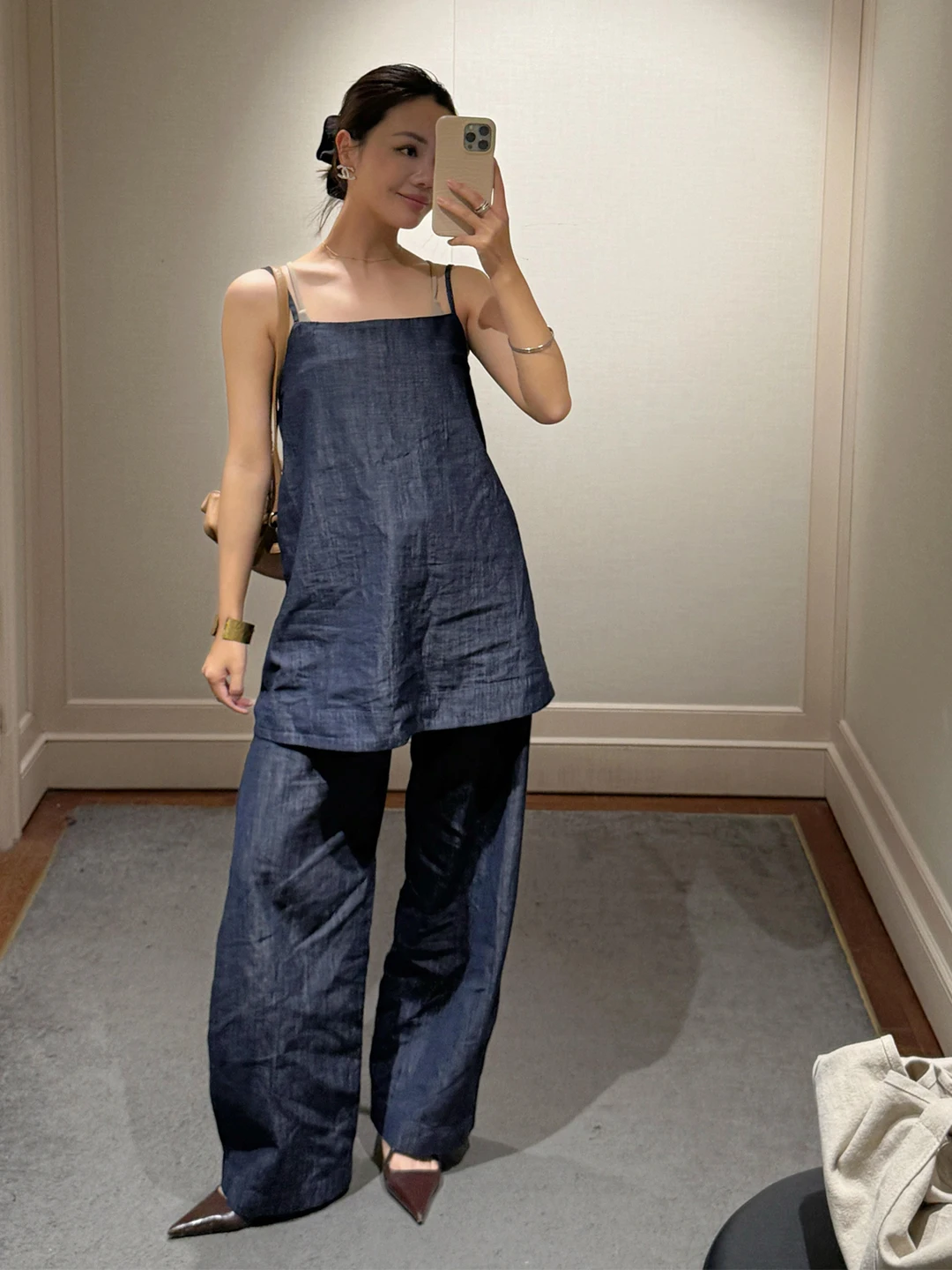 Summer Casual Loose Women's Denim Set Sleeveless Wide Leg Pants Two Piece Suit Relaxing Feel Vacation Style Slimming Effect
Summer Casual Loose Women's Denim Set Sleeveless Wide Leg Pants Two Piece Suit Relaxing Feel Vacation Style Slimming Effect