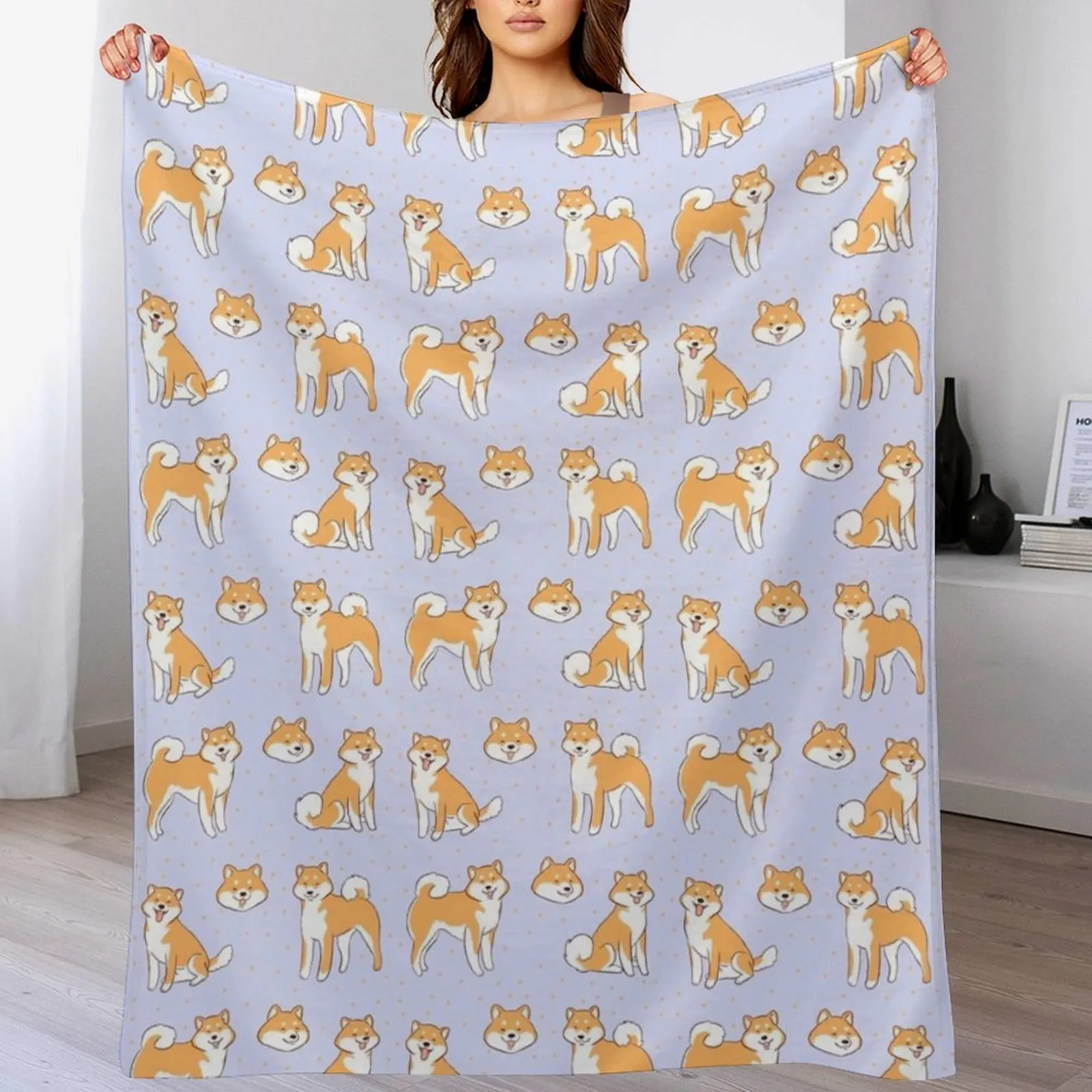 Shiba inu cute pattern Throw Blanket Decorative Soft Throw Blanket for Couch Sofa
Shiba inu cute pattern Throw Blanket Decorative Soft Throw Blanket for Couch Sofa