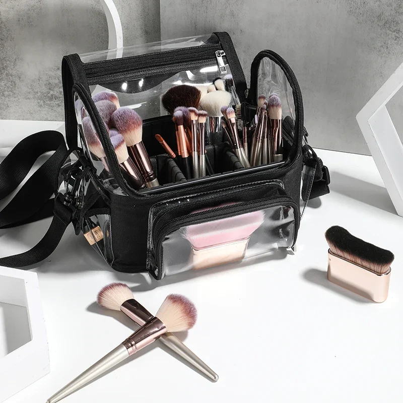 # Hot Large Makeup Artist Bag Travel Makeup Organizer Case PVC Waterproof Cosmetic Bag Artist Storage Bag With Adjustable Divide
# Hot Large Makeup Artist Bag Travel Makeup Organizer Case PVC Waterproof Cosmetic Bag Artist Storage Bag With Adjustable Divide