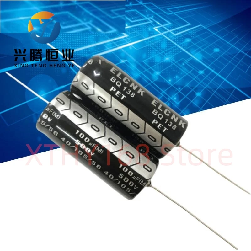 2PCS horizontal axial polarized filter electrolytic capacitor 500v 100uf 18��41���
2PCS horizontal axial polarized filter electrolytic capacitor 500v 100uf 18��41���