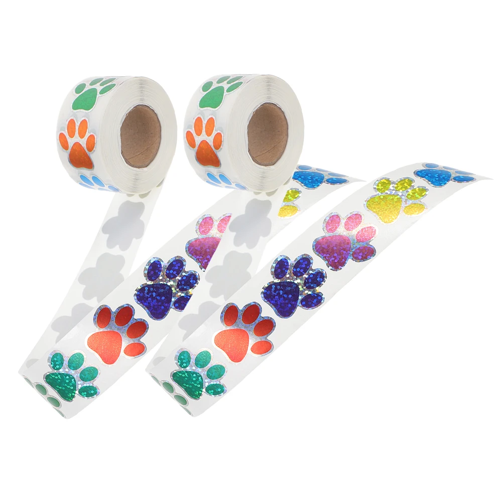 2pcs 2 Rolls Shiny Dog Paw Stickers Colorful Labels Diy Craft Animal Shape Decals Wall Decor Glitter Paw Print Adhesive
2pcs 2 Rolls Shiny Dog Paw Stickers Colorful Labels Diy Craft Animal Shape Decals Wall Decor Glitter Paw Print Adhesive
