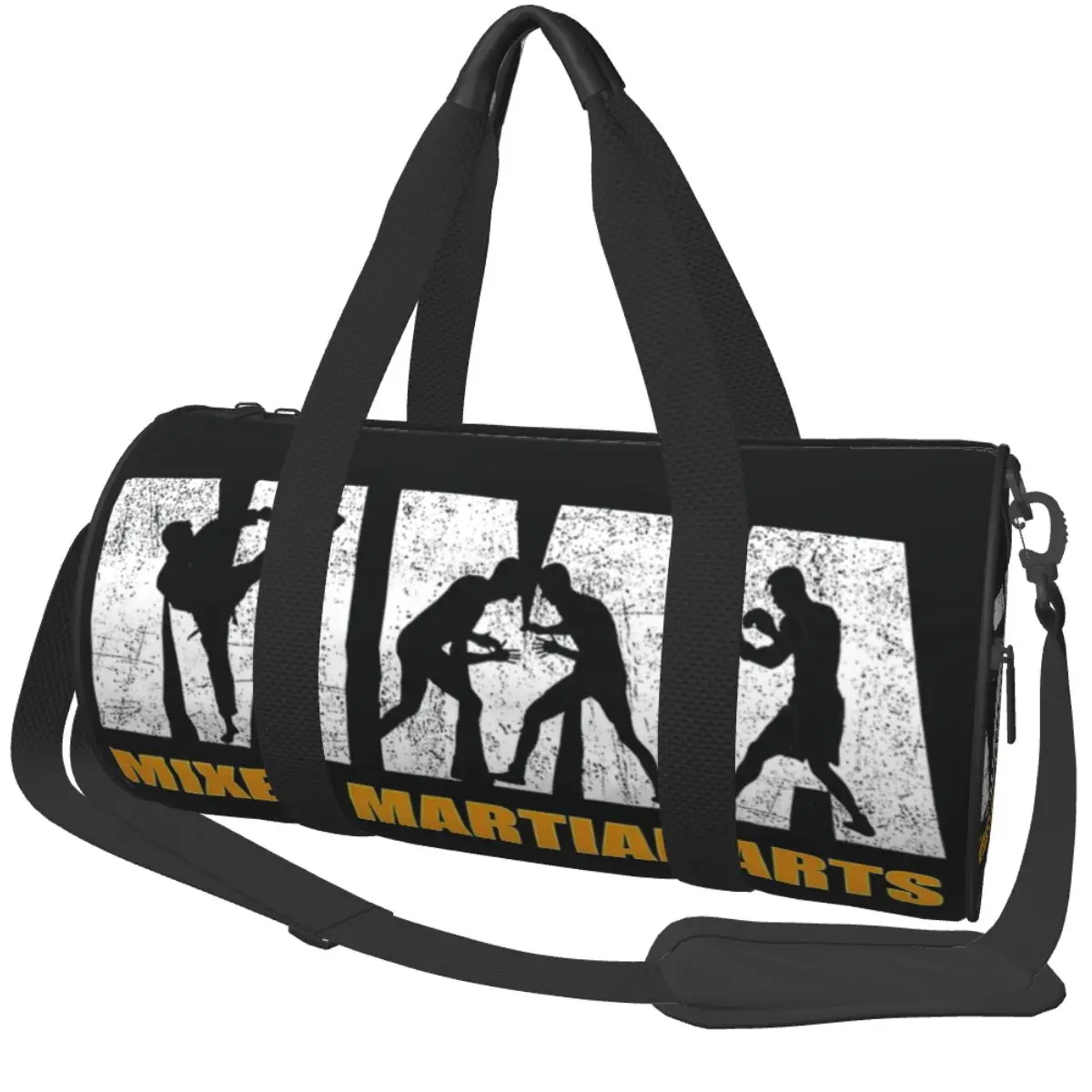 Винтажные ММА боевые искусства бокс бразильское джиу-джитсу, спортивная сумка дорожные тренировочные спортивные сумки мужские и женские сумки выходного дня с принтом 
Винтажные ММА боевые искусства бокс бразильское джиу-джитсу, спортивная сумка дорожные тренировочные спортивные сумки мужские и женские сумки выходного дня с принтом