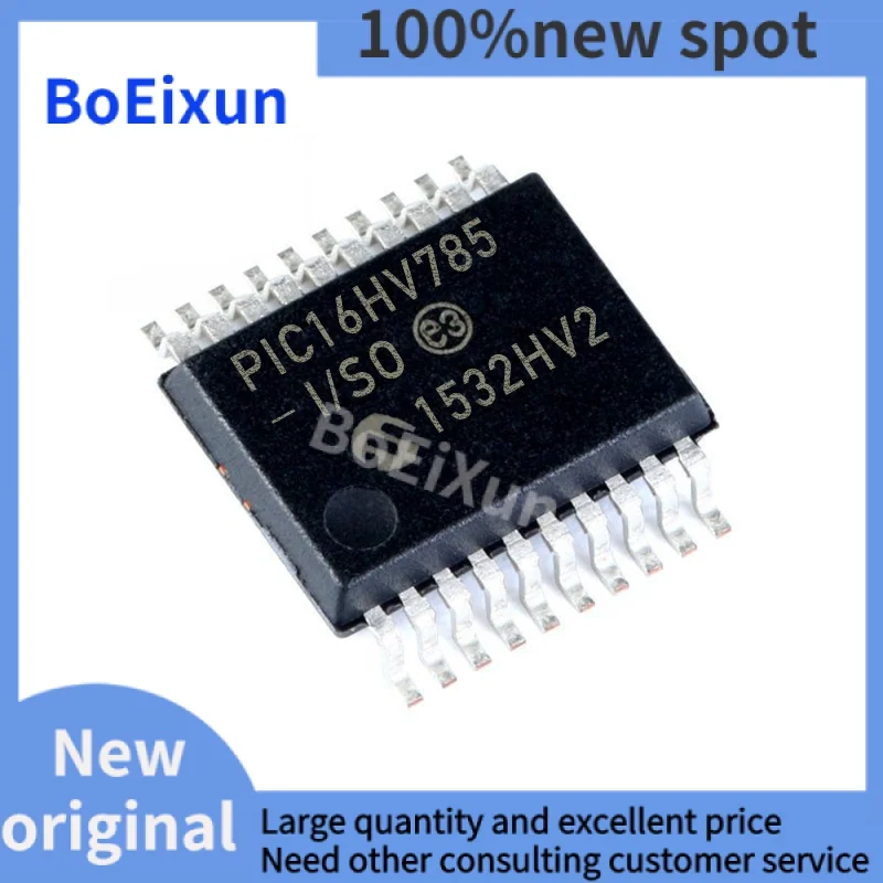 1-100 PCS PIC16HV785-I/SO SSOP-20 16HV785 Embedded Microcontroller IC Chip Package SOP Brand New Original
1-100 PCS PIC16HV785-I/SO SSOP-20 16HV785 Embedded Microcontroller IC Chip Package SOP Brand New Original