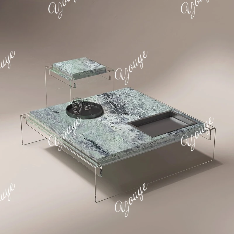 Подвесной журнальный столик из чистого натурального мрамора для гостиной, простой современный элитный акриловый креативный журнальный столик для виллы
Подвесной журнальный столик из чистого натурального мрамора для гостиной, простой современный элитный акриловый креативный журнальный столик для виллы