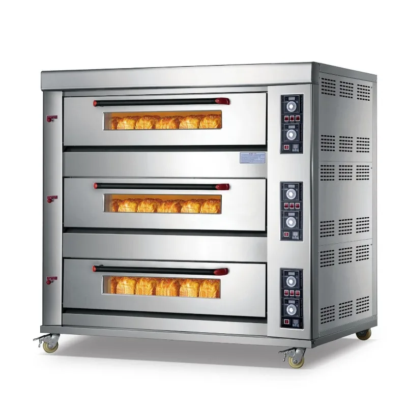 New commercial pizza gas oven stainless steel bread oven with wheels for bakery pizza and cake baking
New commercial pizza gas oven stainless steel bread oven with wheels for bakery pizza and cake baking