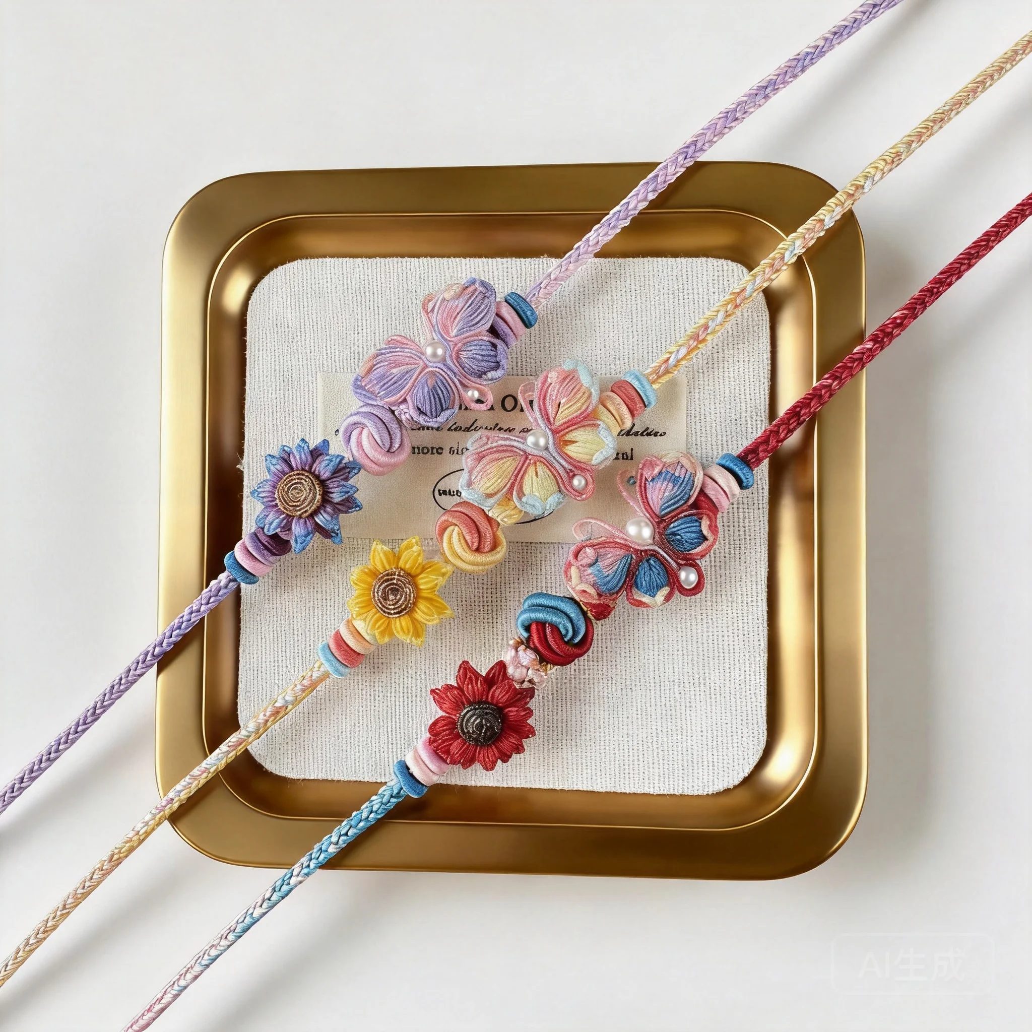 Chinese Style Lucky Blessing Dimple Knot Butterfly Sunflower Braided Bracelet Handmade Intangible Cultural Heritage Diy Adjustab
Chinese Style Lucky Blessing Dimple Knot Butterfly Sunflower Braided Bracelet Handmade Intangible Cultural Heritage Diy Adjustab