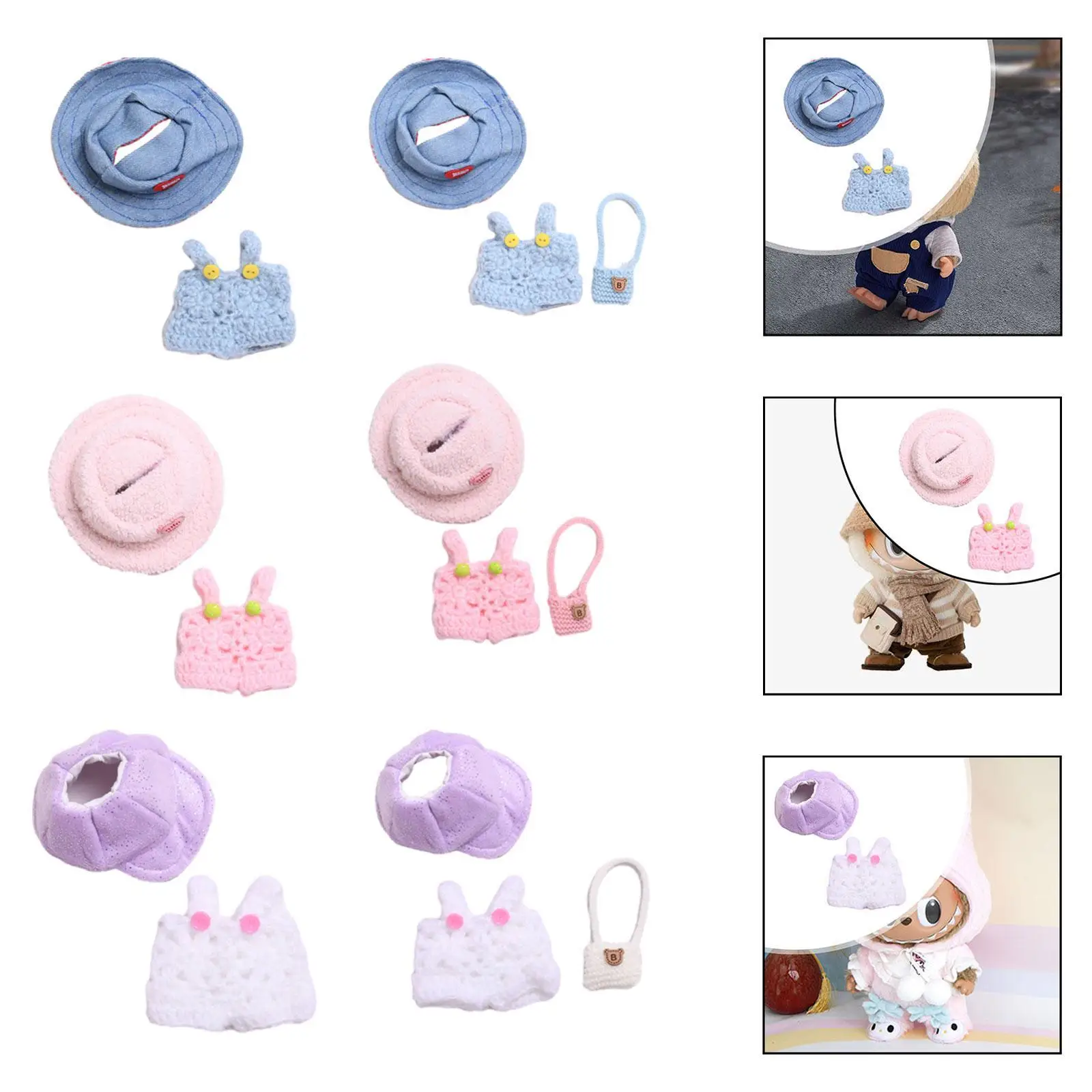 Doll Clothes Fashion Cartoon Suit Pretend Play DIY Mini Soft Doll Clothing Dress up Costumes for 6.69'' Doll Thanksgiving Gifts
Doll Clothes Fashion Cartoon Suit Pretend Play DIY Mini Soft Doll Clothing Dress up Costumes for 6.69'' Doll Thanksgiving Gifts