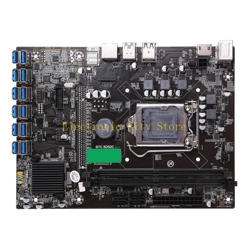 Mining B250C BTC CPU Motherboard PCI-E X16 Slots DDR4 Memory for CPU LGA 1151 HU8D
Mining B250C BTC CPU Motherboard PCI-E X16 Slots DDR4 Memory for CPU LGA 1151 HU8D