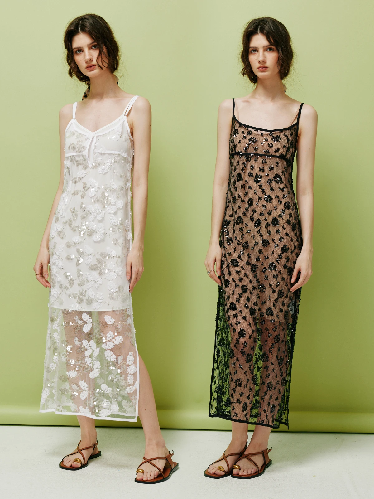 Elegant Lace Mesh Sequin Strap Dress Heavy Embroidery H-Line Lightweight Summer Casual Fashionable Women's Dress Pigpighouse
Elegant Lace Mesh Sequin Strap Dress Heavy Embroidery H-Line Lightweight Summer Casual Fashionable Women's Dress Pigpighouse