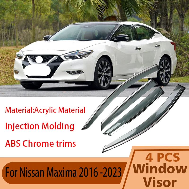 Дефлектор бокового окна автомобиля для Nissan Maxima 2016 2017 2018 2019-2023, защита от солнца и дождя, ветровое стекло, защита от дождя
Дефлектор бокового окна автомобиля для Nissan Maxima 2016 2017 2018 2019-2023, защита от солнца и дождя, ветровое стекло, защита от дождя
