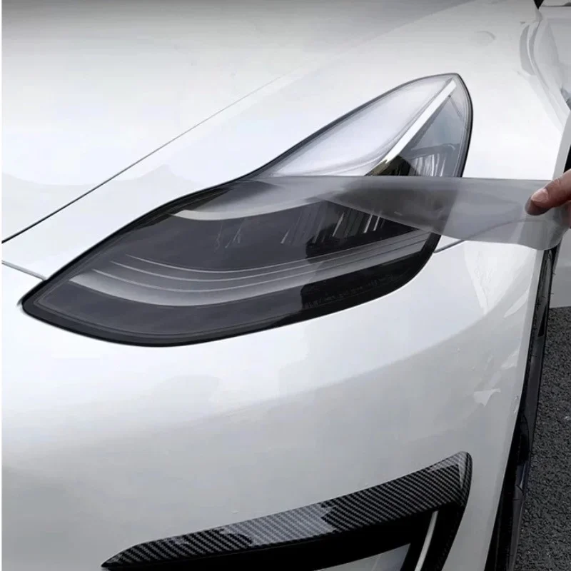 TPU protective film for Tesla Model 3 headlight blackout film and taillight color change film
TPU protective film for Tesla Model 3 headlight blackout film and taillight color change film