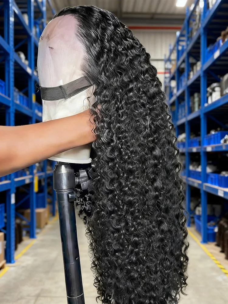 300 Density Nature Black Deep Wave Lace Front Human Hair Wig 40Inch 13x4 Hd Lace Frontal Wig For Women 13x6 Water Wave Curly Wig
300 Density Nature Black Deep Wave Lace Front Human Hair Wig 40Inch 13x4 Hd Lace Frontal Wig For Women 13x6 Water Wave Curly Wig