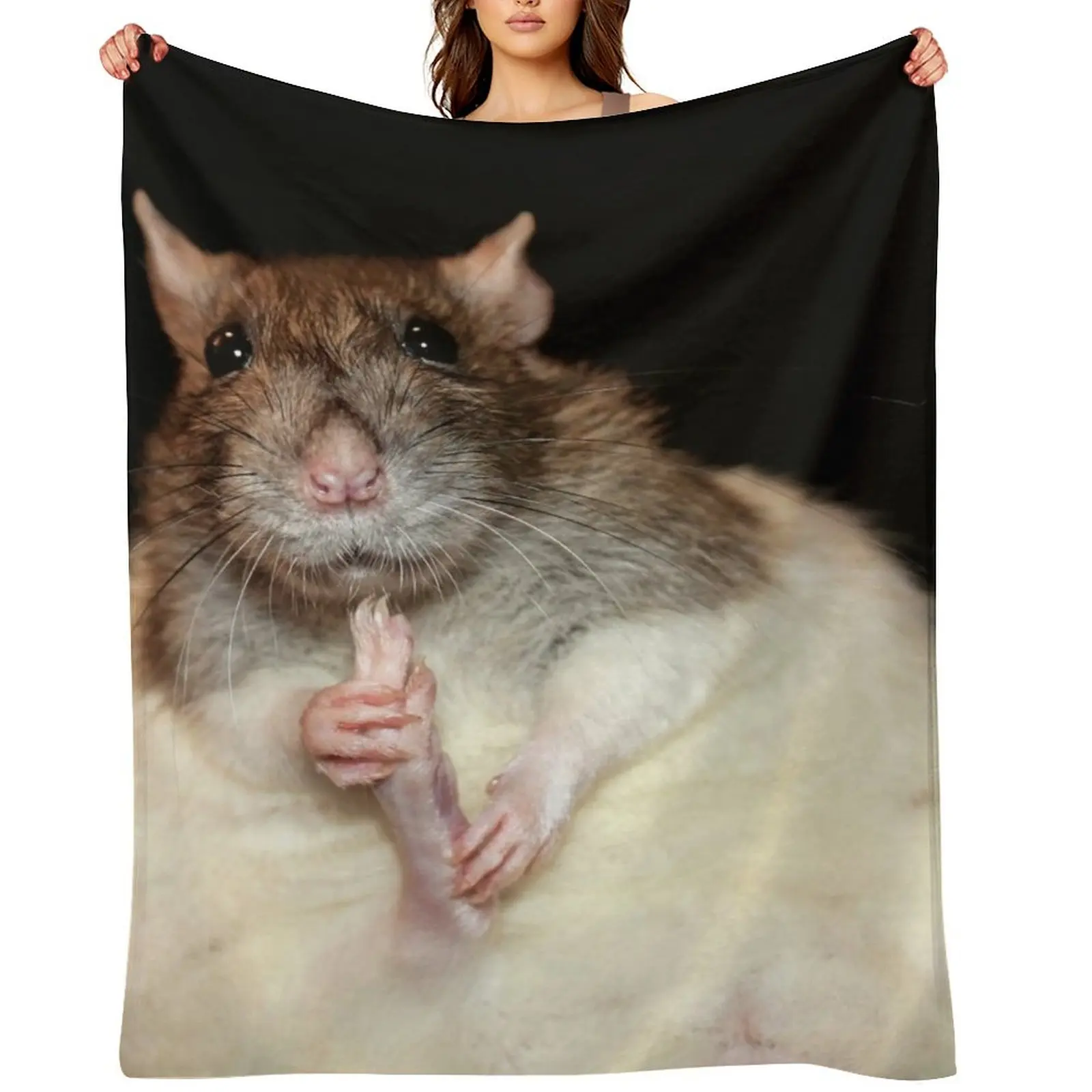 Cute rat Throw Blanket Summer christmas decoration Blankets For Baby Shaggy Blankets
Cute rat Throw Blanket Summer christmas decoration Blankets For Baby Shaggy Blankets