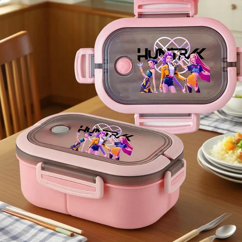 KPop Demon Hunters Portable Bento Lunch Boxs Girl Boy Compartment Fruit Food Boxs Microwave Lunch Box Picnic Fresh Box Gift
KPop Demon Hunters Portable Bento Lunch Boxs Girl Boy Compartment Fruit Food Boxs Microwave Lunch Box Picnic Fresh Box Gift