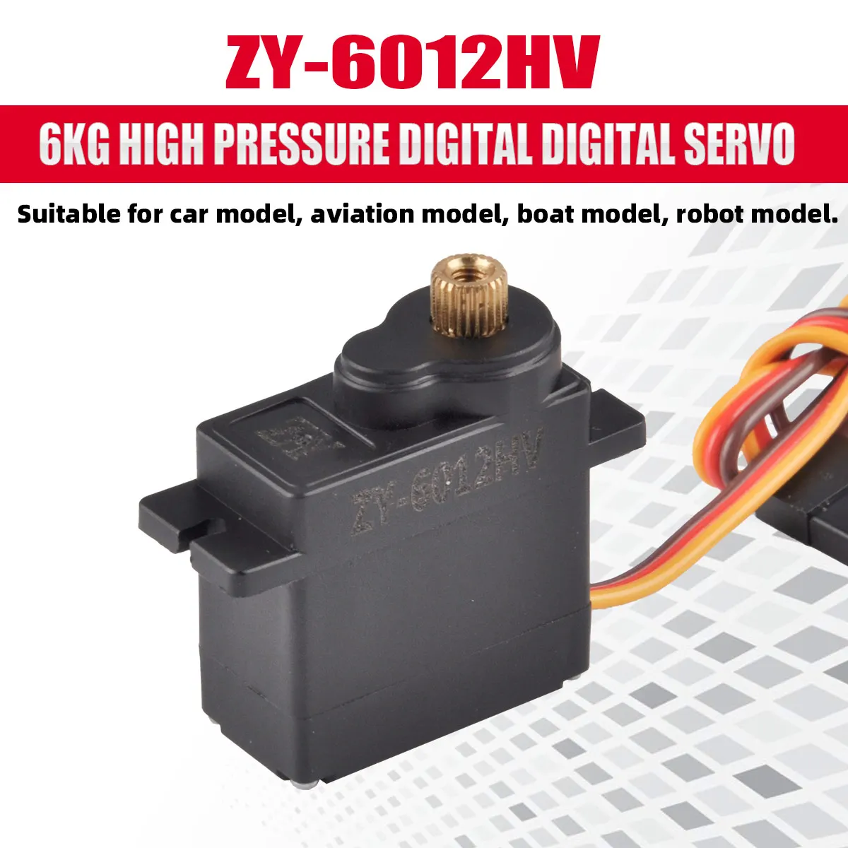 Цифровой сервопривод ZYHOBBY, 6 кг, высокий крутящий момент, высокоскоростной сервопривод, цифровой сервопривод с рукой 25 т
Цифровой сервопривод ZYHOBBY, 6 кг, высокий крутящий момент, высокоскоростной сервопривод, цифровой сервопривод с рукой 25 т